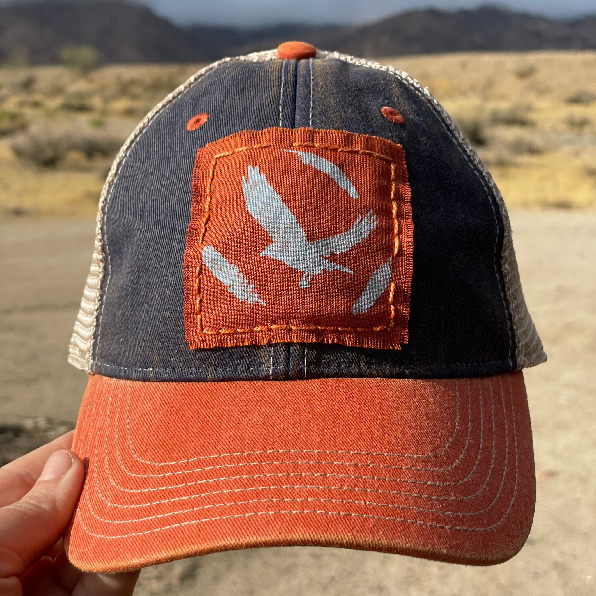 Crow 🐦⬛ Feathers Hat -  Joshua Tree, California