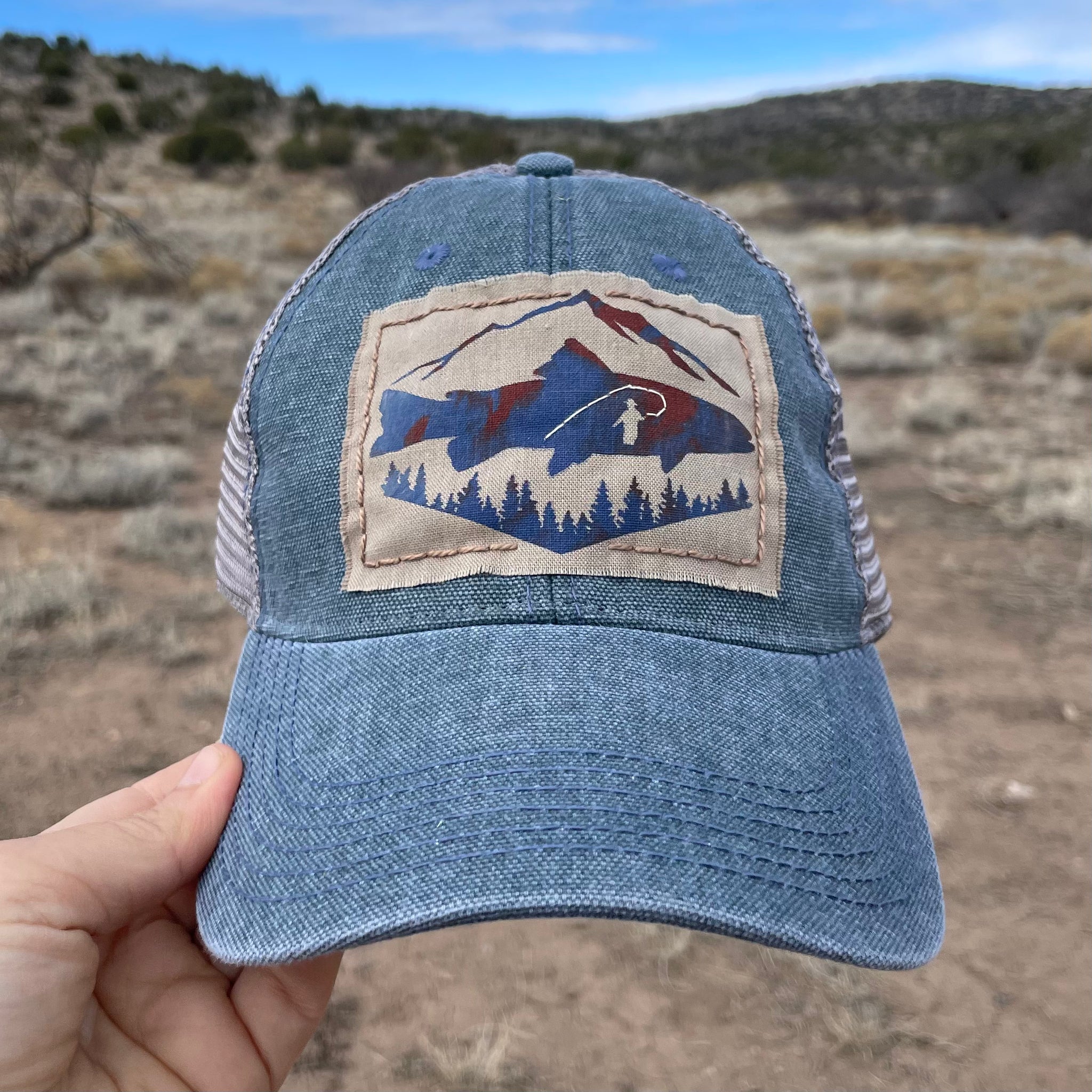 Fly Fishing Mountain 🏔️ Hat - Sedona, Arizona