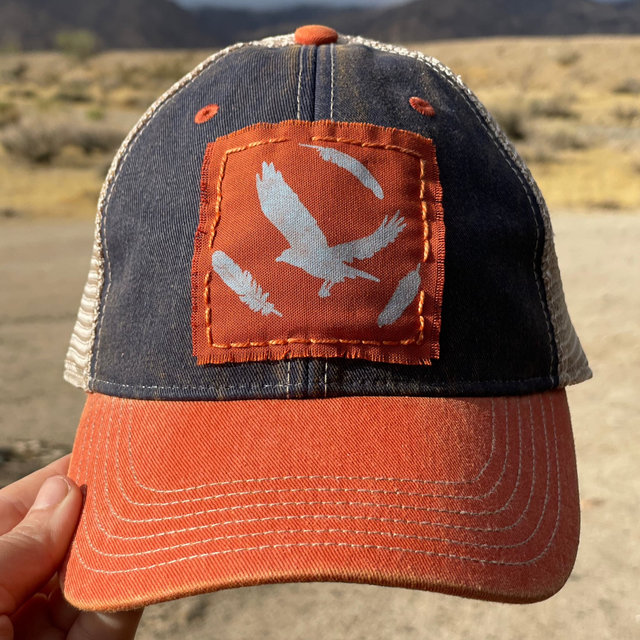 Crow 🐦⬛ Feathers Hat -  Joshua Tree, California