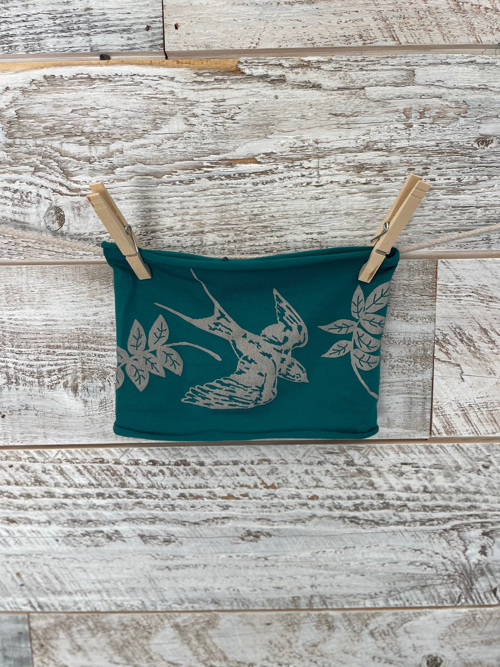 Barn Swallow Headband - Blue/Green
