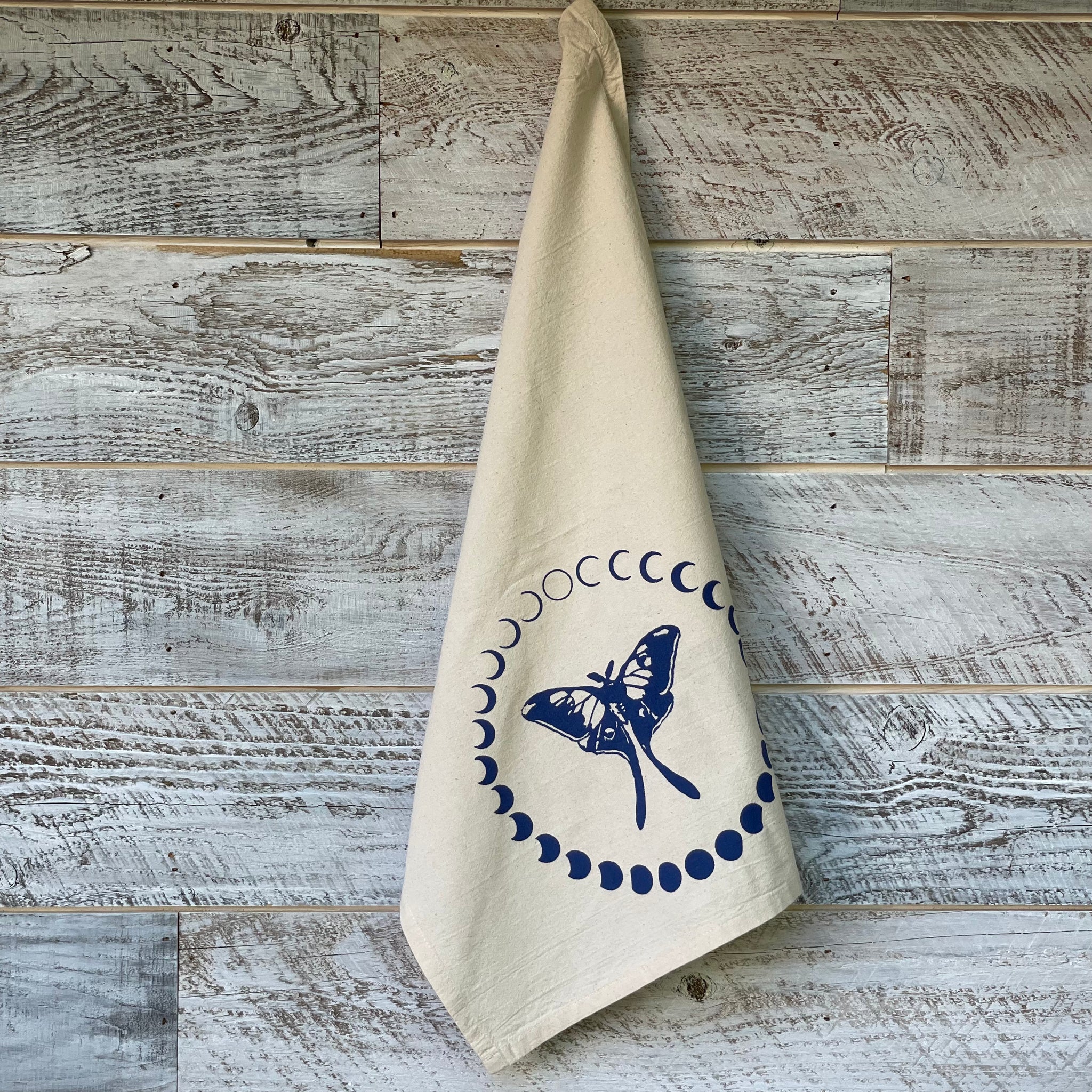 Luna Moth Moon Cycle - Tea Towel