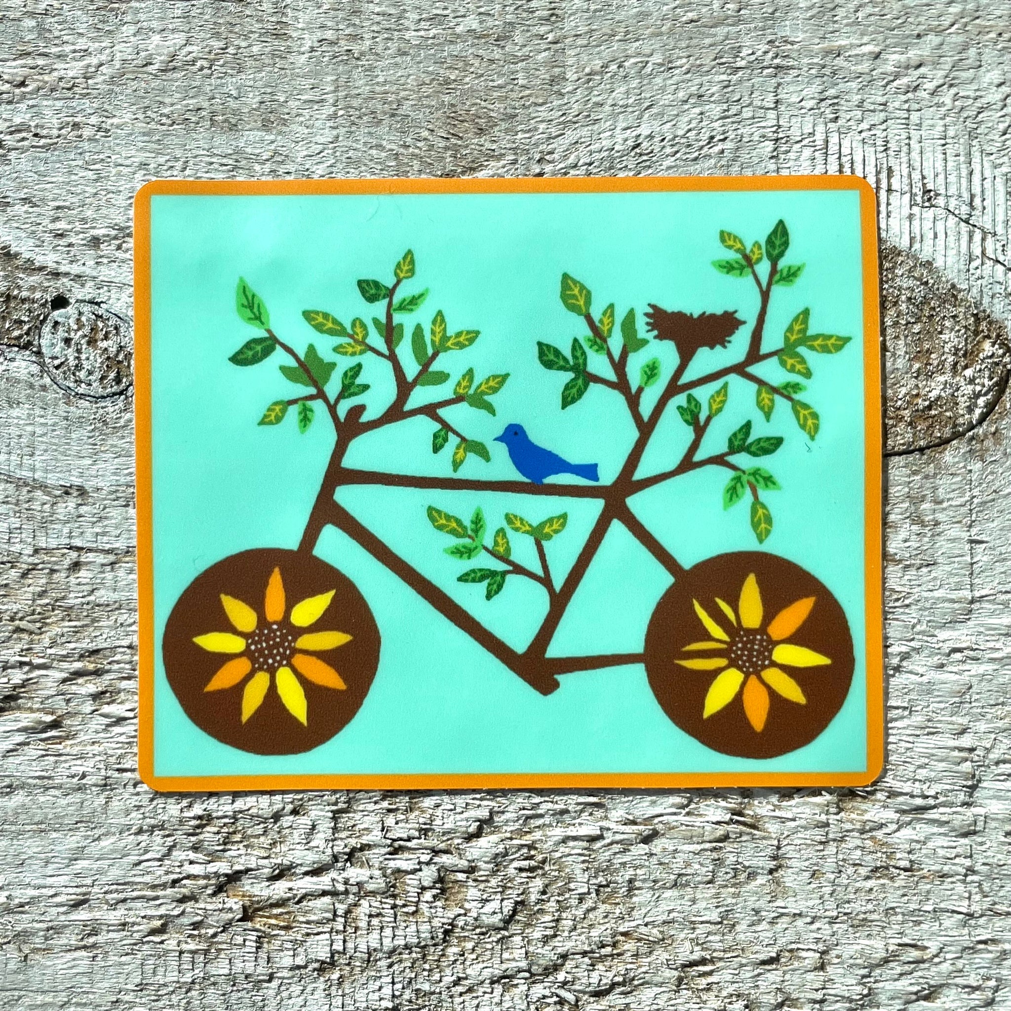 Tree Bike Sticker