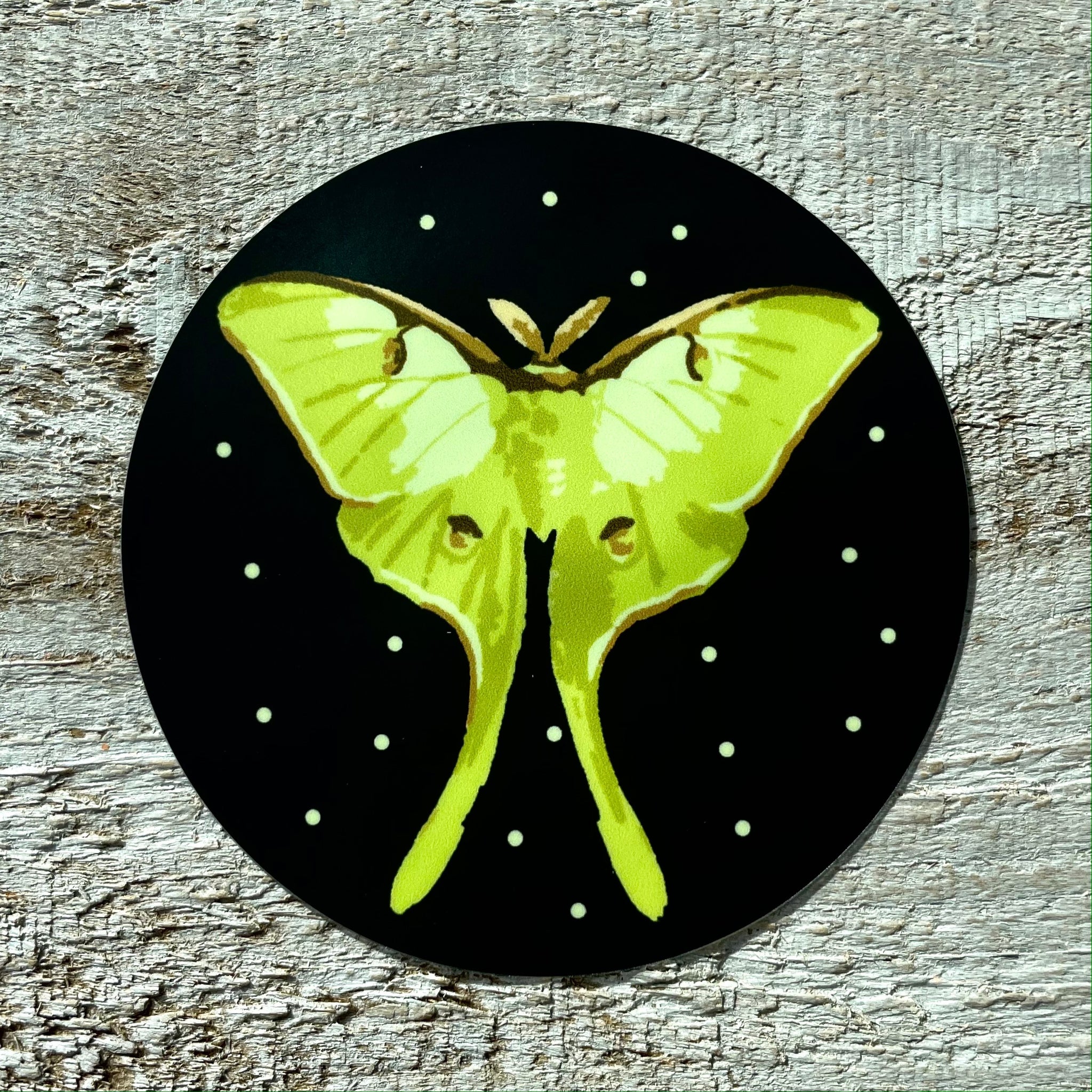 Luna Moth Sticker
