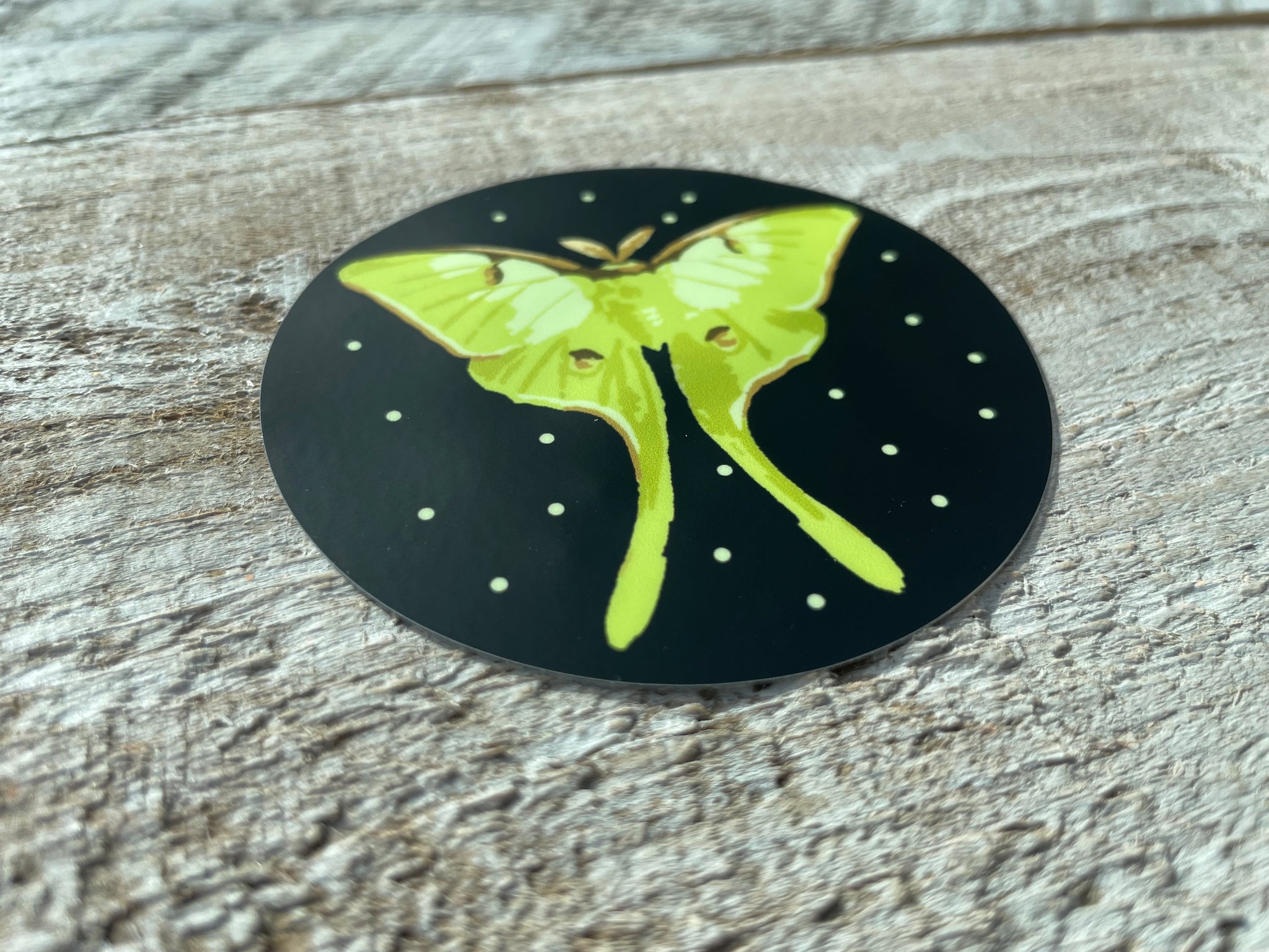Luna Moth Sticker