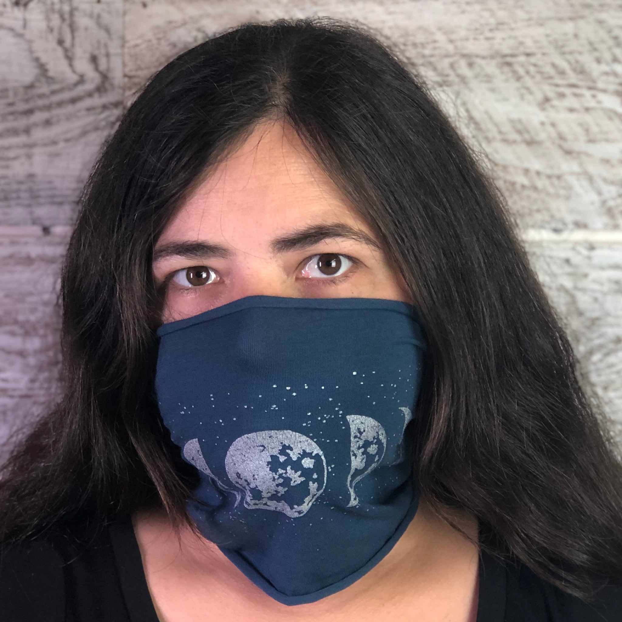 Moon Phase Headband - Blue