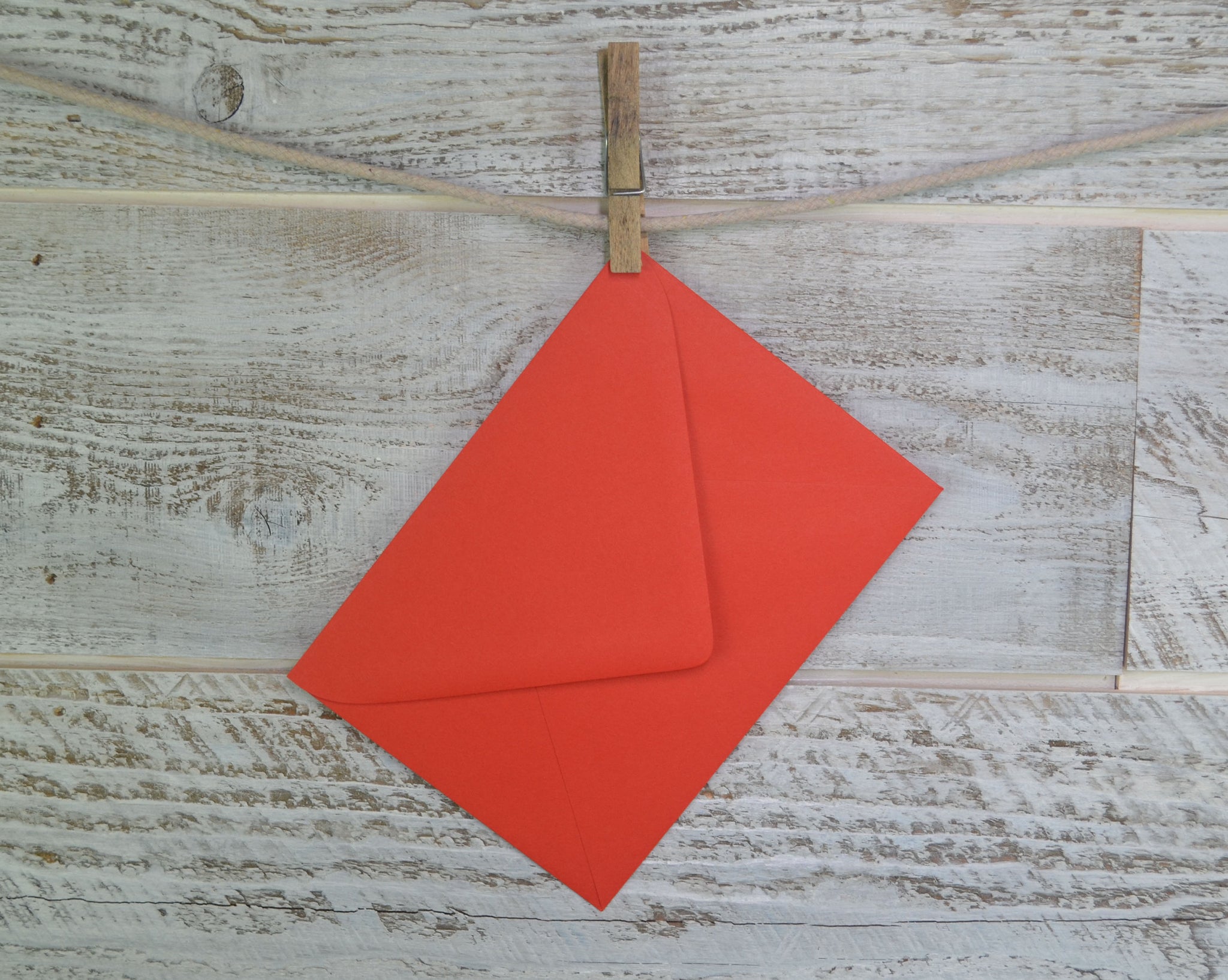 Camping, Hiking, Blank Card, Recycled Paper, Compostable Plastic, Eco Friendly, Red, Birthday Card, Kraft Paper, Envelope