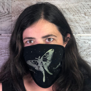 Luna Moth Headband - Black