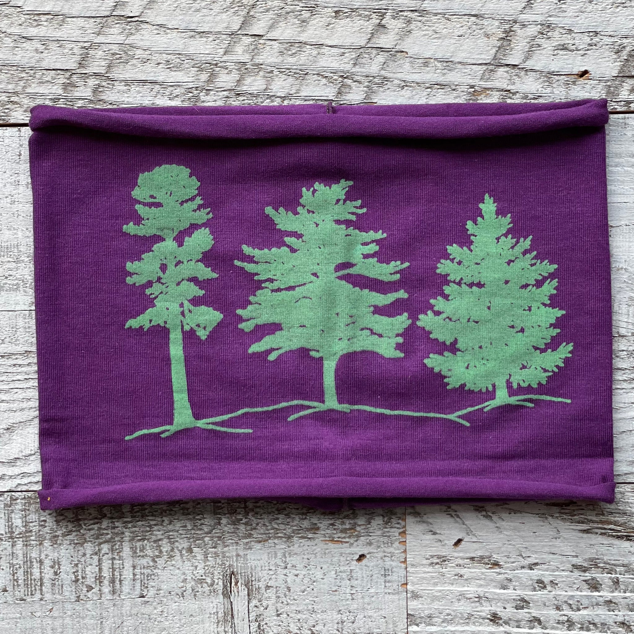 Woodland Pine Tree Headband - Purple - CLOSEOUT DESIGN