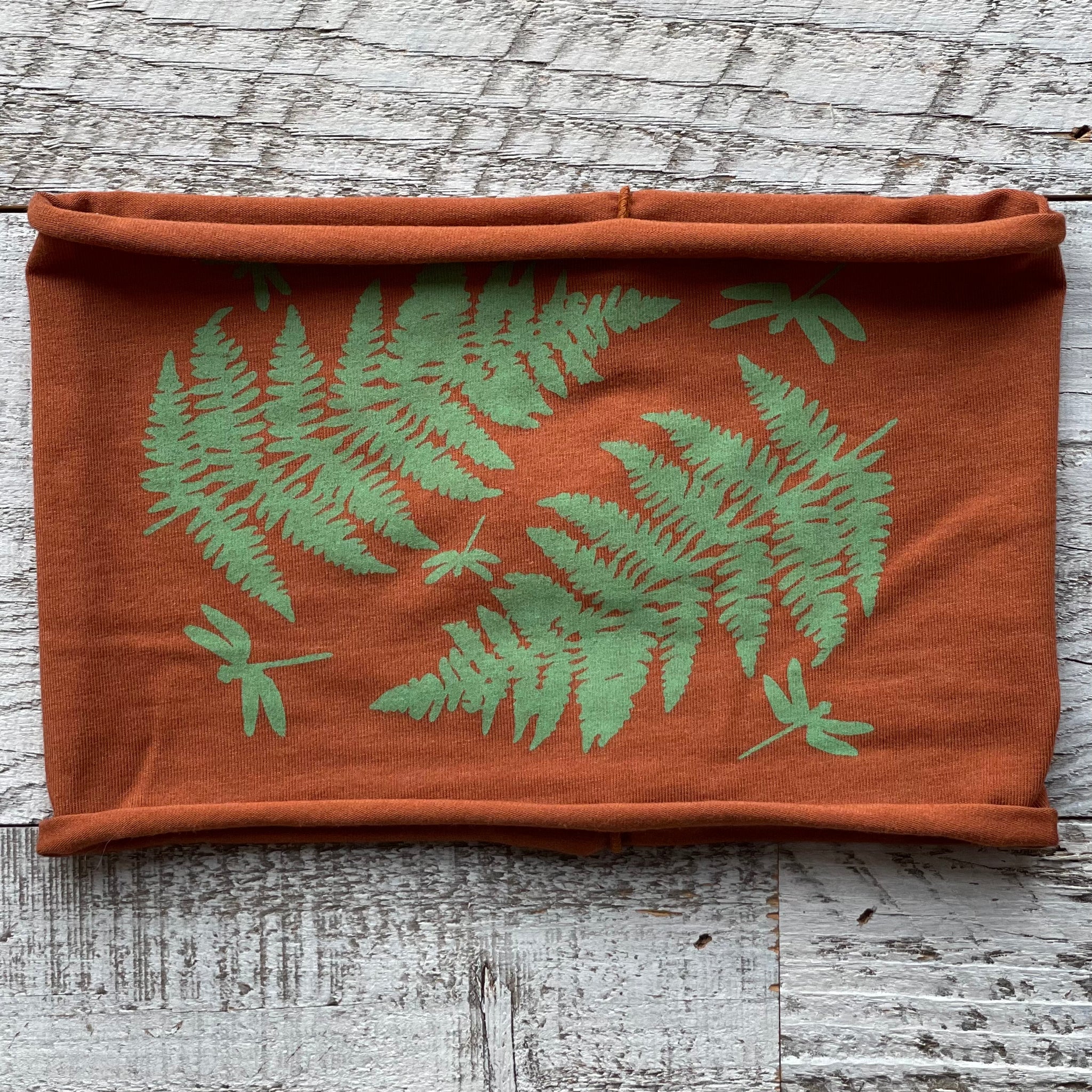 Fern Dragonfly Headband - Brown