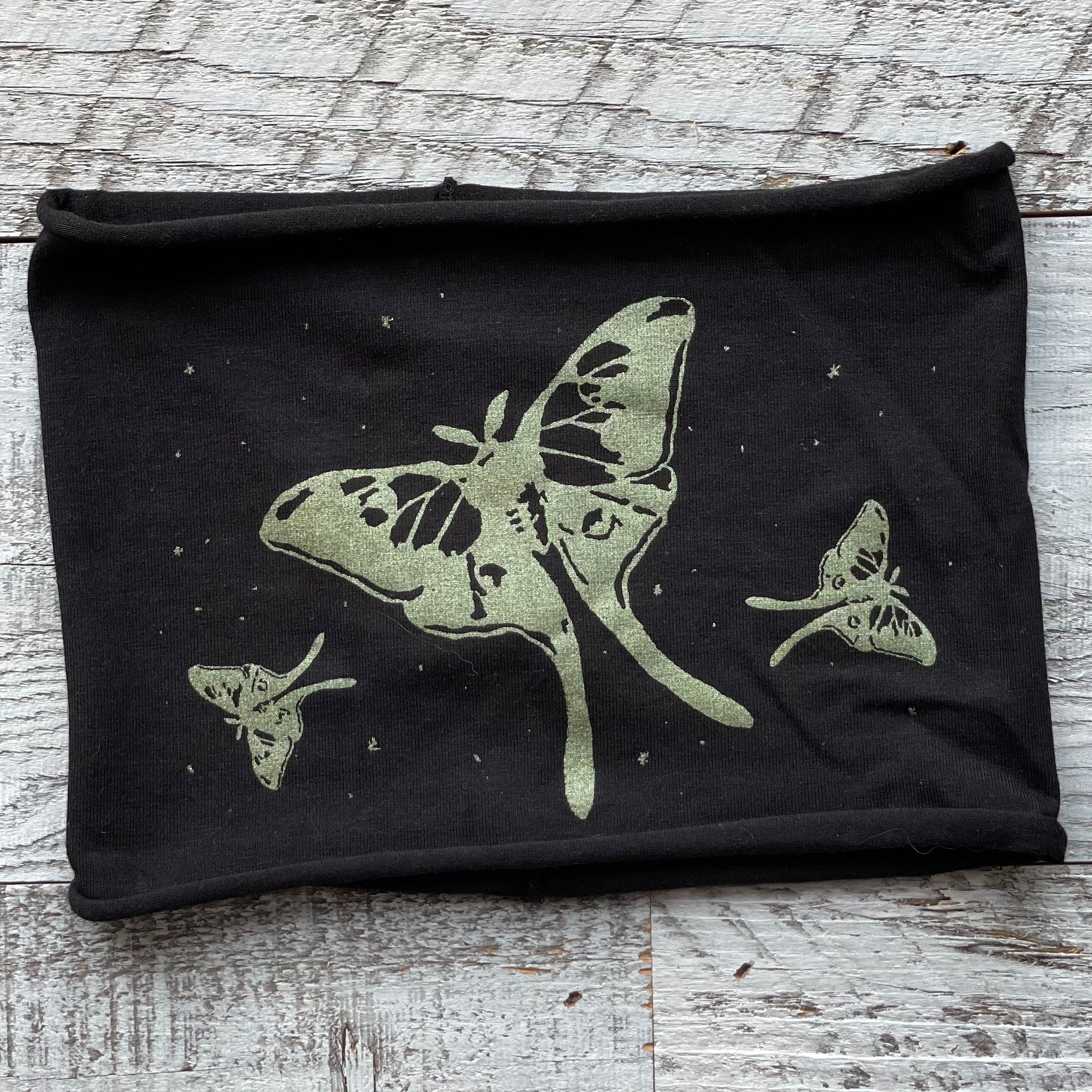 Luna Moth Headband - Black