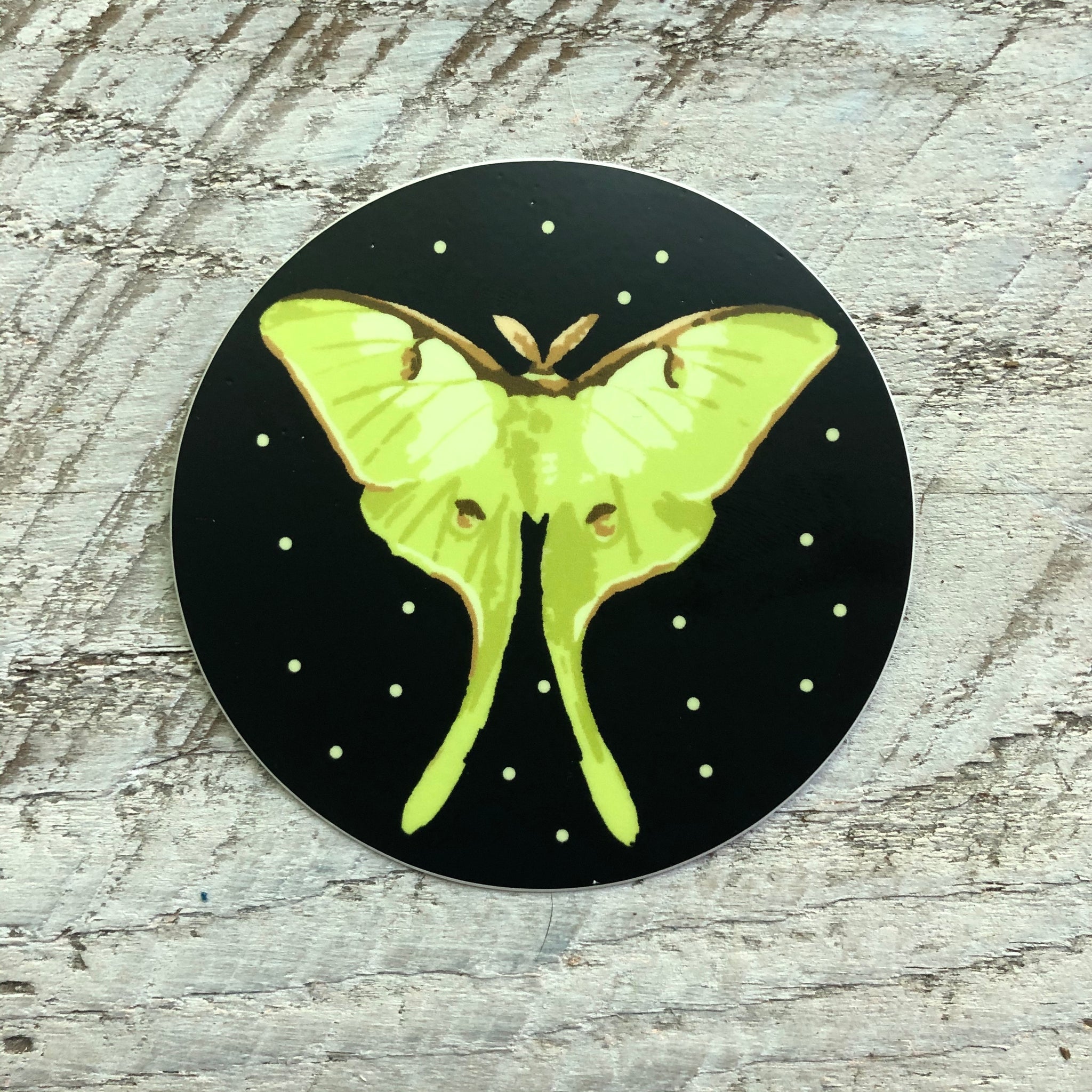 Luna Moth Sticker