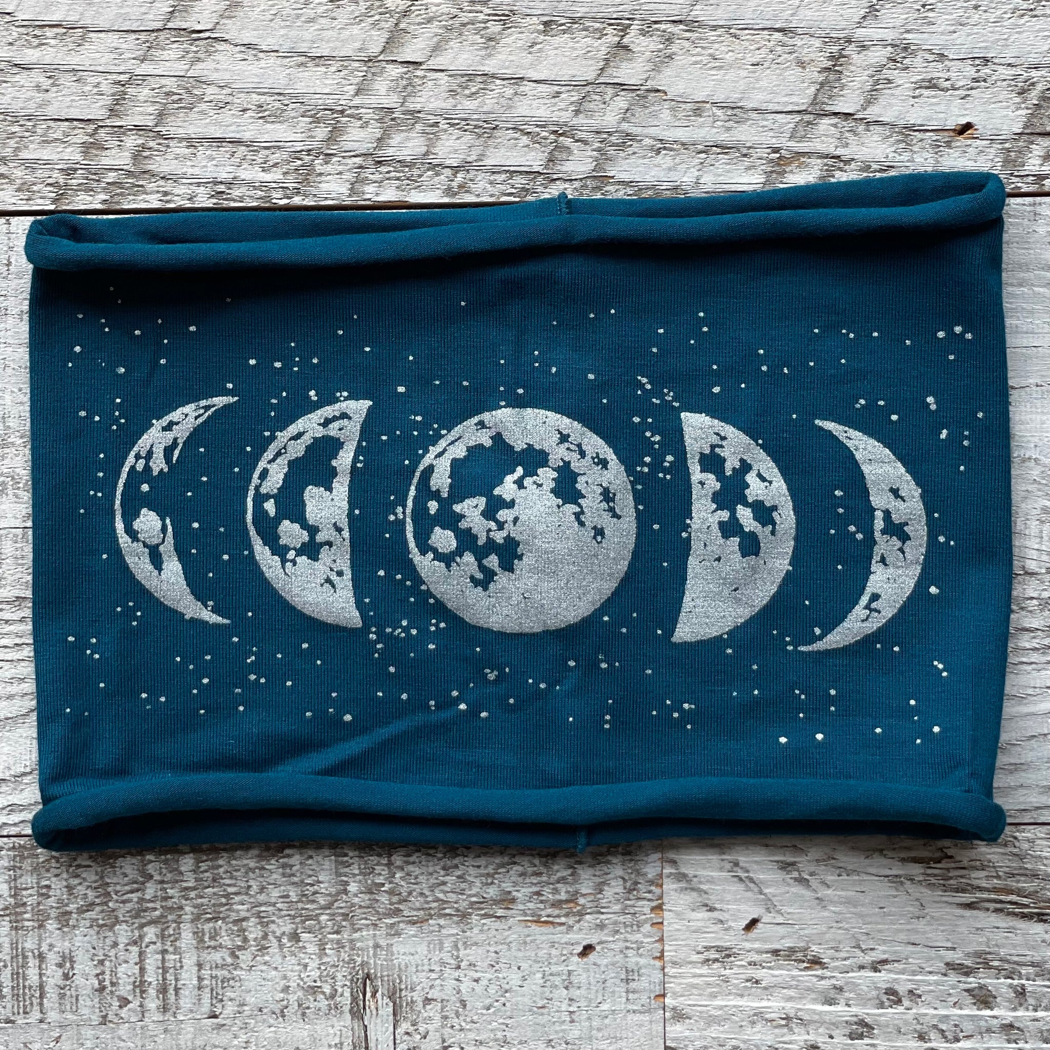 Moon Phase Headband - Blue
