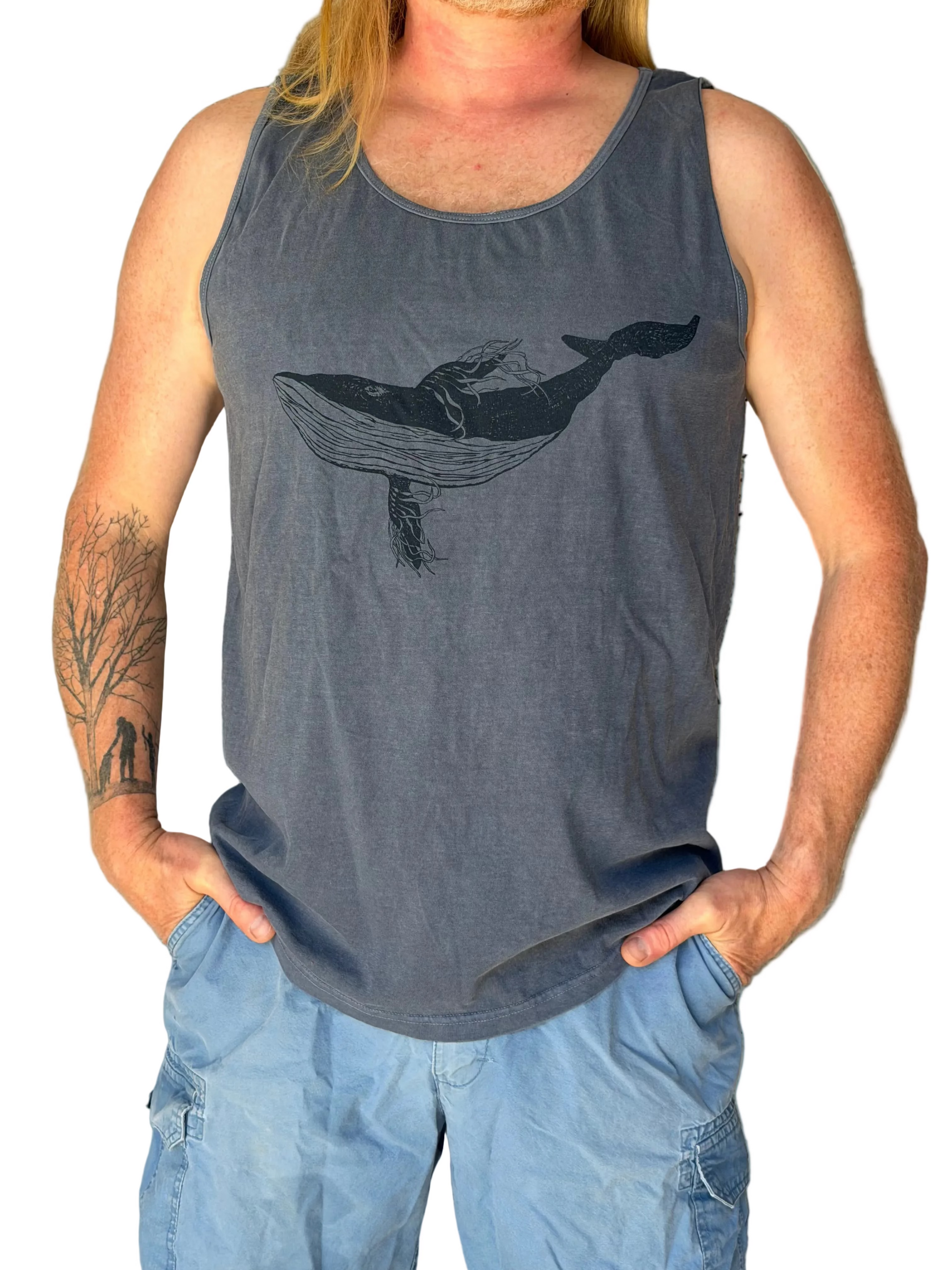 Whale 🐋 - Mens Cotton Tank Top