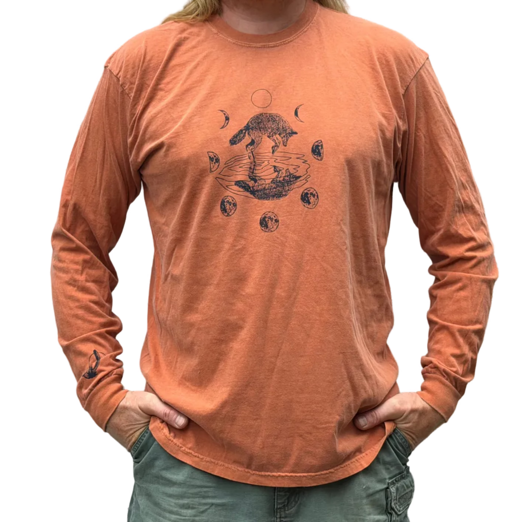 Coyote Reflections 🌘🐺🌒 - Long Sleeve Shirt