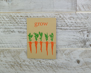 Encouragement Card, New Baby, Gardener Card, Blank Card, Recycled Paper, Compostable Plastic, Eco Friendly, New Mama Card