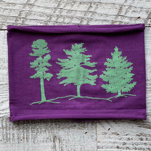 Woodland Pine Tree Headband - Purple