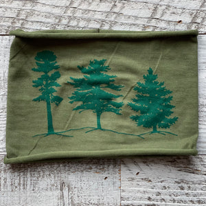 Woodland Pine Tree Headband - Green